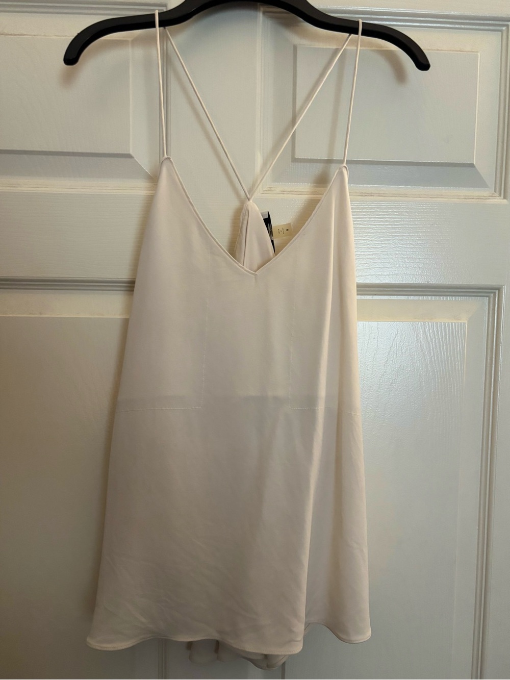 AYR Cream V-Neck Spaghetti Strap Tank top